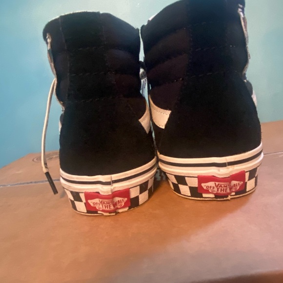 Black Sk8-Hi Vans Tiger Print - Picture 3 of 6